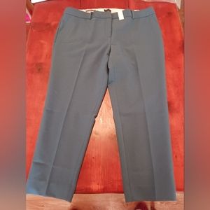 Talbots Hampshire Ankle Pant Turquoise 18WP